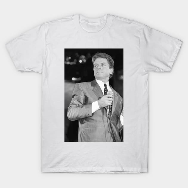 Robert Palmer BW Photograph T-Shirt by Concert Photos